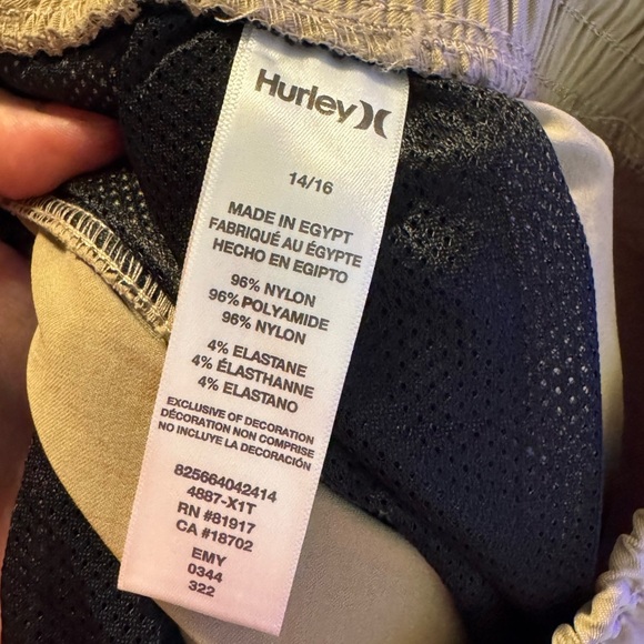 Hurley Boys Tan Jogger Pants - Picture 6 of 7